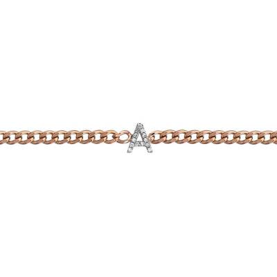 0,06 Karat Diamant (A) Buchstabe Armband - 2