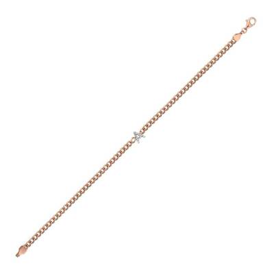 0,06 Karat Diamant (A) Buchstabe Armband - 3