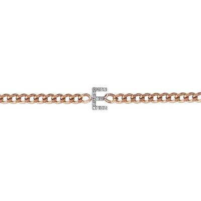 0,06 Karat Diamant (E) Buchstabe Armband - 2