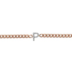 0,06 Karat Diamant (P) Buchstabe Armband - Star Pırlanta