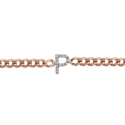 0,06 Karat Diamant (P) Buchstabe Armband - 2