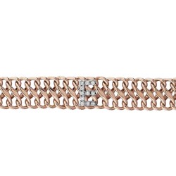 0,07 Karat Diamant (E) Buchstabe Armband - 2