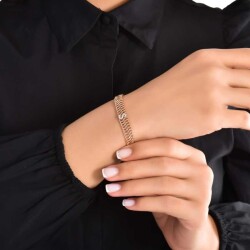 0,07 Karat Diamant (S) Buchstabe Armband - 4