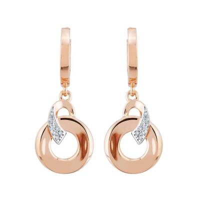 0,08 Karat Diamant Ohrringe - 1