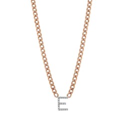 0,09 Karat Diamant (E) Buchstabe Kette - 2