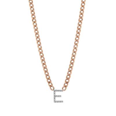 0,09 Karat Diamant (E) Buchstabe Kette - 2