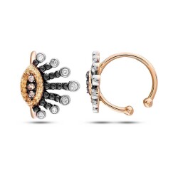 0,09 Karat Diamant Kıkırdak Ohrringesi (Tek) - 2