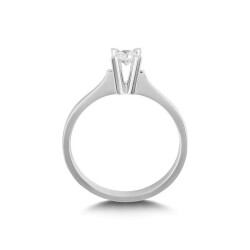 0,09 Karat Solitär Diamantring - 4