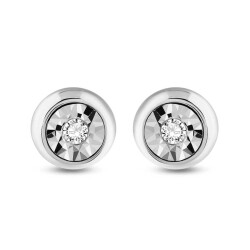 0,10 Karat Diamant Solitär Ohrringe - Star Pırlanta