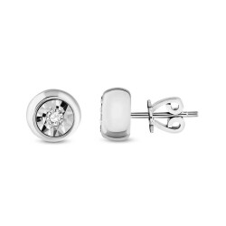 0,10 Karat Diamant Solitär Ohrringe - 2