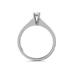 0,13 Karat Solitär Diamantring - 3