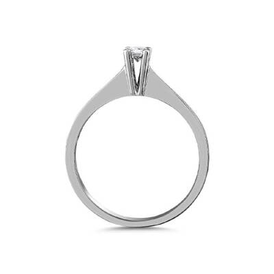 0,13 Karat Solitär Diamantring - 3