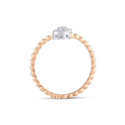 0,14 Karat Design Diamantring - 3
