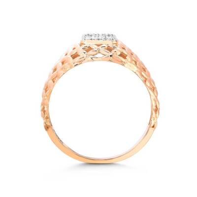 0,14 Karat Diamantring - 3