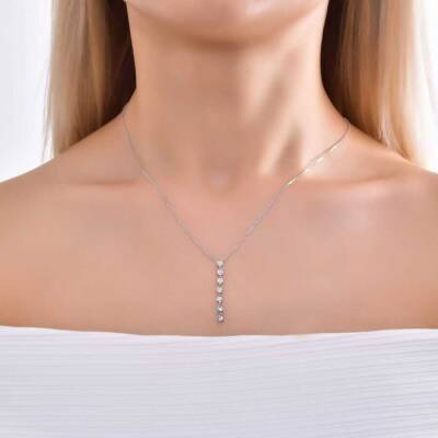 0,15 Karat Diamant Kette - 4