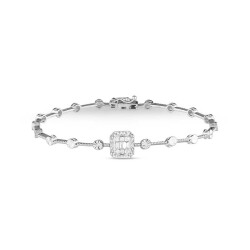 0,17 Karat Diamant Baguette Armband - Star Pırlanta