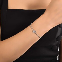0,17 Karat Diamant Baguette Armband - 2