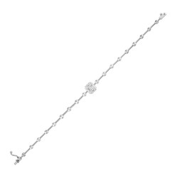 0,17 Karat Diamant Baguette Armband - 3