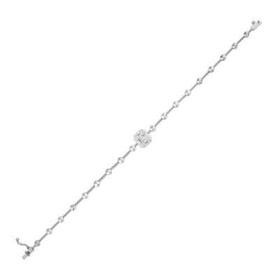 0,17 Karat Diamant Baguette Armband - 3