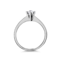 0,18 Karat Solitär Diamantring - 3