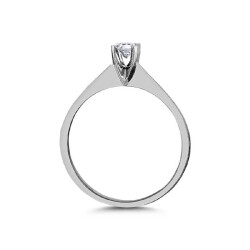 0,18 Karat Solitär Diamantring - 3