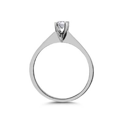 0,18 Karat Solitär Diamantring - 3