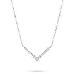 0,19 Karat Diamant Baguette Minimal Kette - Star Pırlanta