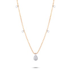 0,20 Karat Diamant Glücks Kette - 3