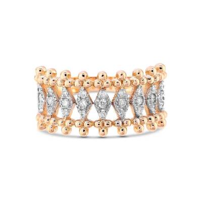 0,21 Karat Diamantring - 1