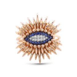 0,22 Karat Safir Diamantring - Star Pırlanta