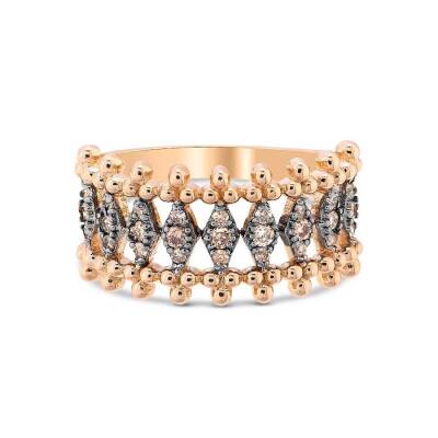 0,24 Karat Brauner Diamantring - 1