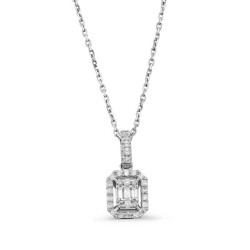 0,24 Karat Diamant Baguette Kette - Star Pırlanta