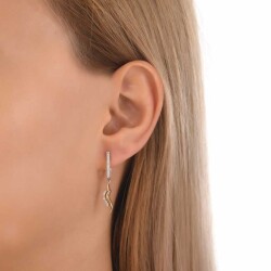 0,27 Karat Diamant Ohrringe - 4