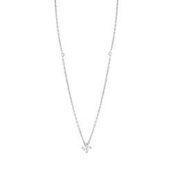 0,28 Karat Diamant Solitär Kette - 2