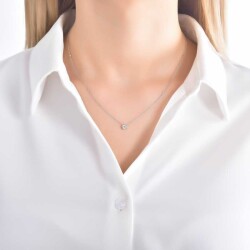 0,28 Karat Diamant Solitär Kette - 3