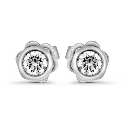 0,28 Karat Diamant Solitär Ohrringe - 2