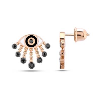 0,30 Karat Schwarze Diamant Ohrringe - 1