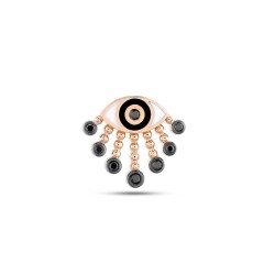 0,30 Karat Schwarze Diamant Ohrringe - 3