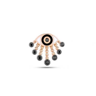 0,30 Karat Schwarze Diamant Ohrringe - 3