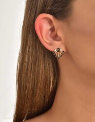 0,30 Karat Schwarze Diamant Ohrringe - 4