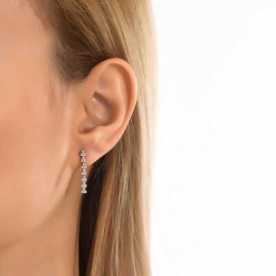 0,32 Karat Diamant Ohrringe - 4