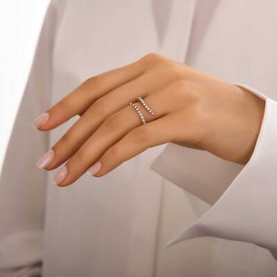 0,32 Karat Diamantring - 3