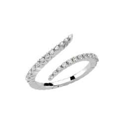 0,32 Karat Diamantring - 5