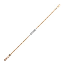 0,33 Karat Diamant Baguette Armband - 2