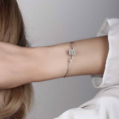 0,43 Karat Diamant Baguette Armband - 3