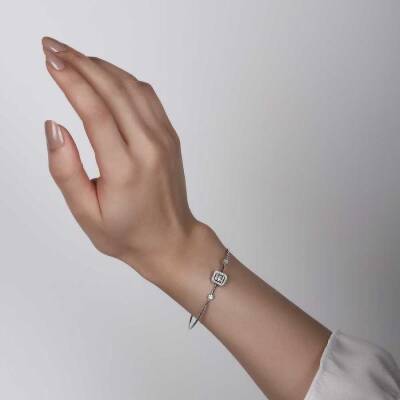 0,43 Karat Diamant Baguette Armband - 4