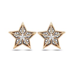 0,43 Karat Diamant Stern Form Ohrringe - 2