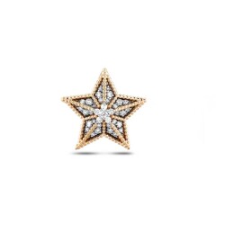 0,43 Karat Diamant Stern Form Ohrringe - 3