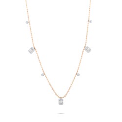 0,45 Karat Diamant Baguette Glücks Kette - Star Pırlanta