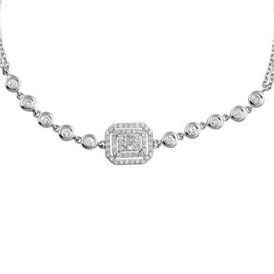 0,46 Karat Diamant Baguette Armband - 3